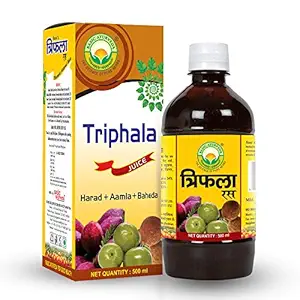 Basic Ayurveda Basic's Triphala Ras| Useful in Digestion| Relief in Constipation| Useful in Hair Loss Problem| Immunity Booster| 500ml