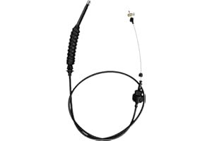 HUQUZN Transmission Detent Kickdown Cable Fit for Ford AOD Truck Bronco E-150 F-150 F-250 1987-1993 Replace F2TZ-7F042-A F0TZ-7F042-A T76497B T76450