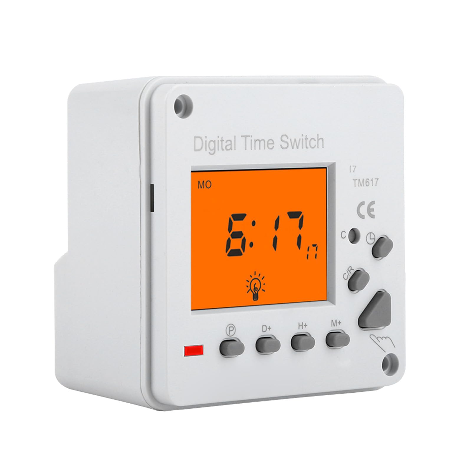 Digital Timer Electric Programmable Smart Control Switch Timer with Backlight Display for Household Appliance Advertising Board Road Lamp Neon Light(220v)