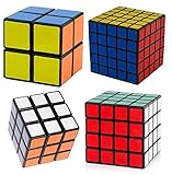 GCA 2x2x2,3x3x3,4x4x4,5x5x5 Puzzle Cube,Speed Cube Collection , Black