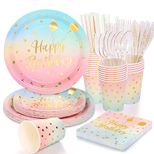 Boocikey Pastel Party Supplies Set