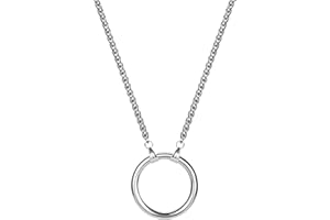 JOJOPANDA Glasses Necklace Eyeglass Holder Ring Chain Cord Sunglasses Strap Stainless Steel Polishing Loop