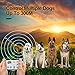 KAROTEZH 2 in 1 Electric Dog Fence Training Collar, Electric Shock Collars Pet Fencing System Rechargeable Waterproof Receiver for Small Medium Large Dogs Indoor Outdoorthumb 2