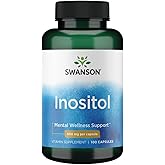 Swanson Inositol 650 Milligrams 100 Capsules
