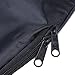 Topnaca MTB Mountain Road Bike Cycling Soft Wheel Bag with Nylon (Black (Pack of 2))
