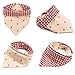 Pet Heroic 2Pcs-4Styles Pet Dog Cat Bandana Triangle Bibs Scarf Pet Dog Cat Kerchief Neckerchief Set Accessories Suitable for Small&Medium&Large Pet Dog Cat