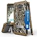 for Galaxy S8 Plus Case, Trishield Durable Shockproof High Impact Rugged Full Protection Armor Phone Cover with Detachable Lanyard Loop Built in Kickstand and Card Slot Autumn Hunter Camouflage