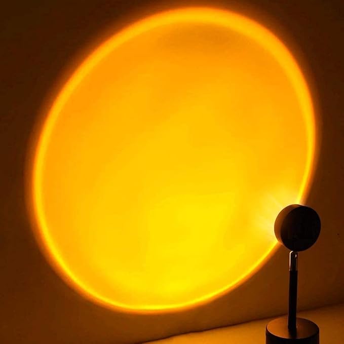 Sunset Projection Lamp with 180 Degree Rotation, Sunset Light Romantic Led Light for Living Room