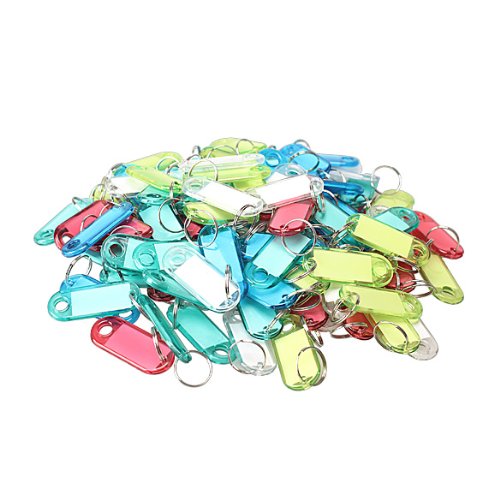 Vktech assorted color key id label tags,100 pcs (style …
