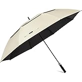 G4Free 47/54/62/68 Inch UV Protection Golf Umbrella Auto Open Vented Double Canopy Oversize Extra Large Windproof Sun Rain Umbrellas