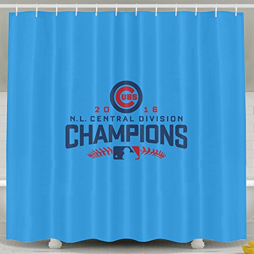 Chicago Baseball World Series Champion 2016 Bathroom Shower Curtain 7272inch