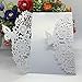 Tinksky wedding invitations - 10pcs Vertical Laser Cut Butterfly Invitations Cards Kits for Wedding Bridal Shower Birthday (White)