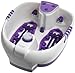 Conair FB51R Cord Reel Massaging Jet Footbath, Purple and White