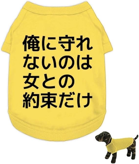 Amazon Co Jp 俺に守れないのは女との約束だけ ドッグウェア 服 ファッション小物 Amazon Co Jp 俺に守れないのは女との約束だけ ドッグウェア 服 ファッション小物