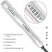Hair Straightening Brush,SzHahn Hair Straightener Brush Comb,Straight Hair Styling,Fastest Heating Detangling Styling Anti Scald Ceramic Hair Straighteners - Pink