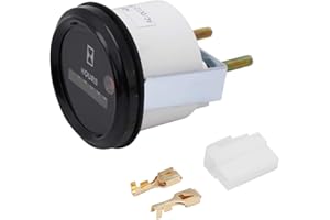 Hour Gauge, Hourmeter Gauge for Boats Engine Hour Meter, Hour Tester, 6 Digit Accurate for Car Truck Boat Digital Hour Meter 