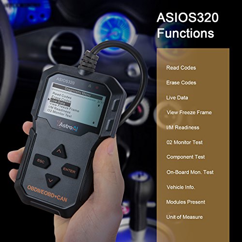 AstroAI OBD2 Scanner, OS320 OBD II Auto Check Engine Code Reader Car