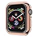 amBand Compatible for Apple Watch Series 4 44mm Case, Soft Slim TPU Bumper Cover Compatible for iWatch Series 4 Rose Gold
