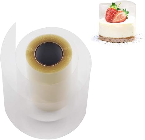 gd In Ustensiles A Patisserie Patisserie Wohlstand Rouleau Ruban En Pp Film A Chemiser Transparent Feuilles De Papier Pour Cercle Patisserie Colliers A Gateau Pour Mousse Chocolat Decoration De Gateaux Paquet De Cuisson