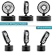OPOLAR Mini Oscillating Desk Fan with 5200 mAh Capacity, USB Personal Tabletop Fan with Stepless Speed Regulation, Whisper Quiet, Strong Wind, Swiveling Cooling Fan for Office Home