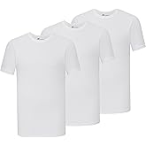 New Balance Men's Cotton Performance Crew Neck Undershirts (3 Pack)