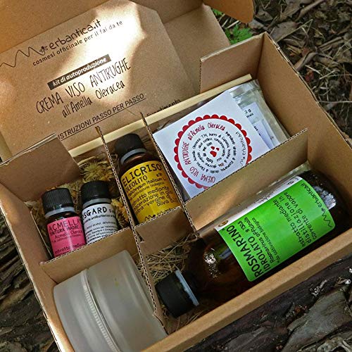 Kit Crema Viso Fai Da Te A Base Di Ingredienti Naturali E