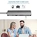 USB C Hub, USB C Adapter, EUASOO 9 in 1 Thunderbolt 3 hub, Multiport USB C to HDMI Adapter Type C Charging Port, USB 3.0 Ports, Ethernet Port MacBook Pro 2017/2016, Chromebook Pixel More
