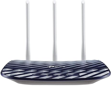 TP-Link Archer C20 Dual Band WLAN Router (300Mbit/s auf 2,4GHz + 433Mbit/s auf 5GHz, 4 10/100 LAN + 1 10/100 WAN Ports, unter
