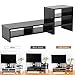 Computer Monitor Stand Riser with Drawers,Laptop TV Stand Desktop Wooden Storage Organizer Sit Monitor Risers + 3-Layer Shelf for Home Office,White