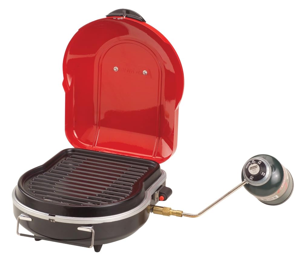 Photo 1 of ***PARTIAL SET - PRICE ADJUSTED***
Coleman Fold ‘N Go 6,000 BTU Portable Propane Grill, Lightweight Gas Grill with Push-Button Starter & Adjustable Horseshoe Burner, Great for Camping, Tailgating, Grilling, BBQ