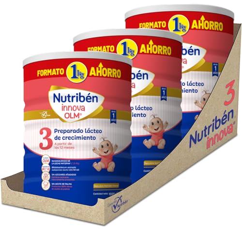 Innova 3 Leche de Crecimiento +12 Meses, Formato Ahorro 3x1kg