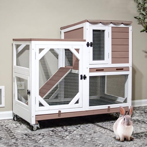 GUTINNEEN 2-Story Rabbit Cage