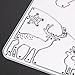 Whitelotous Cutting Dies Stencil Metal Mould for DIY Scrapbook Album Paper Card(Xmas Tree and Deer)