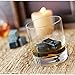Yummy Sam Whiskey Stones–Set of 9 Grey Beverage Chilling Stones for Whiskey and Other Beverages Reusable Ice Stone Chilling Rocks Cubes in Gift Box with Carrying Pouch