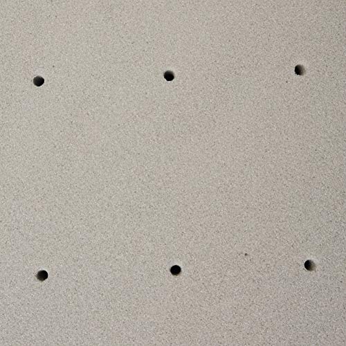 LUCID Topper 4 Inch Bamboo Charcoal Memory Foam Mattress, Queen