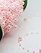 DOMESTAR 200 Feet Pink Pearl Garland, Roll of Beads Pearl Chain Pearl Strands String of Pearls Wire Pearl Bridal Bouquet Decoration for Party Supplies DIY