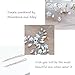 Unicra Bride Wedding Handmade Headpiece Bridal Headband Hair Vine Decorative Hair Accessories for Brides Silver