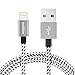 multifun 4FT Nylon Braided Lightning to USB Cable, iPhone Charger Apple MFI Certified, Fast Charge Sync Cable Charging Cord with Aluminum Connector for iPhone 7 7 Plus 6s 6 iPad iPad Air iPad Mini