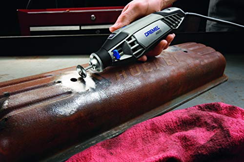 Dremel 530 Edelstahlbürste Zubehörsatz (für Multifunktionswerkzeug mit 2 Edelstahlbürsten 19mm zum Reinigen rostfreier Materialien wie Aluminium, Edelstahl, Silber, Weichmetall, Gold, Kupfer u.v.m.) – Bild 3