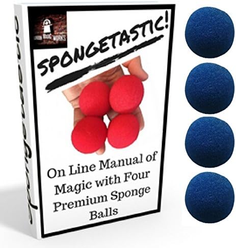 London Magic Works Spongeball Set with Spongetastic Manual; Perfect for Any Hands, Large or Small