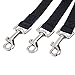 CocoPet Heavy Duty 3 Way Dog Coupler Braid Leash Adjustable No-Tangle with Padded Handle Nylon Pet Leash for Walking Three Two One Dogs (3 in 1)