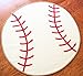 Furnish my Place Baseball Round Play Area Rugs for Kids | Round Shaped | Kindergarten Classrooms and Playrooms | Contemporary | Multicolor | (Baseball 3'3