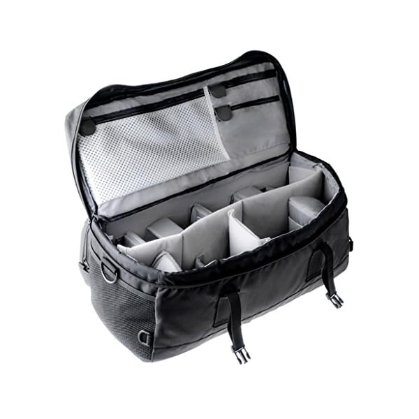 Camrock Tank X65 Fototasche, extra groß, Außenmaße: 64 x 26 x 34 cm, Schwarz, für alle Spiegelreflexkameras, Blitz, Objektive, Canon, Nikon, Sony, Panasonic, Olympus, Pentax, Fuji – Bild 4