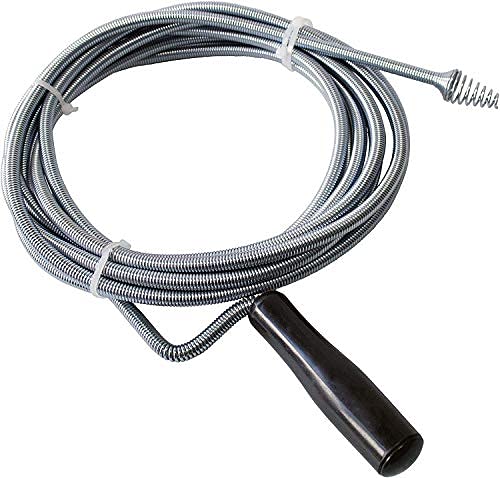 Flexible Spring Wire Sink & Drain Cleaner Snack for Use with Washing Machines Sink Baths Drains & Dishwashers Unblocked Toilet Pipe Heavy Duty (5m)