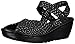 Skechers Cali Women's Parallel Close-Up Platform Sandal,Black/Silver,8 M US