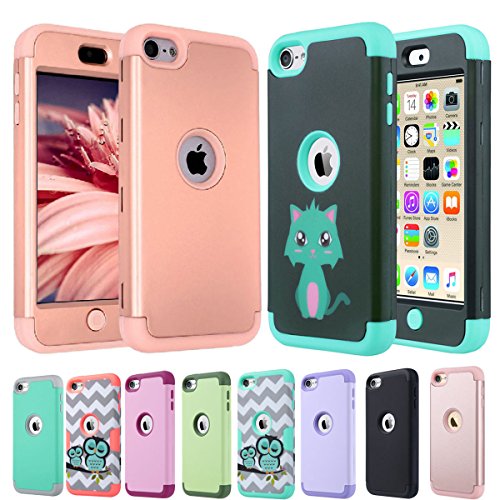 iPod-6-CaseiPod-Touch-6-CaseULAK-3in1-Hybrid-F-Style-Case-for-Apple-iPod-Touch-5-6th-Generation-Hybrid-Protective-Silicon-Cover2015-Released