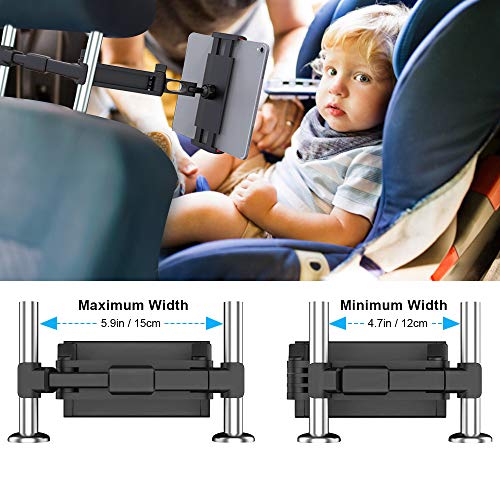 1 Headrest+Universal+Rotating+Backseat+Compatible