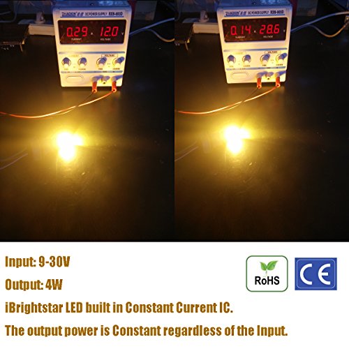 image for iBrightstar Newest 9-30V Super Bright Low Power 7440 7443 T20 LED Bulb