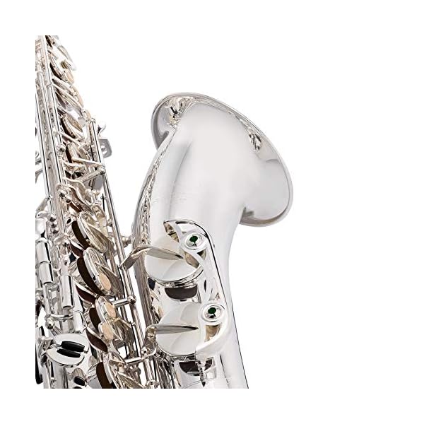 Saxofón Tenor Jean Paul Plateado Ts-400 Made In Usa - Imagen 5