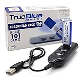 The perseids True Blue Mini Crackhead Pack USB Flash Drives 64GB Game Memory Stick with 4-Port Hub for Playstation Classic - Includes 101 Games (Crackhead Pack)